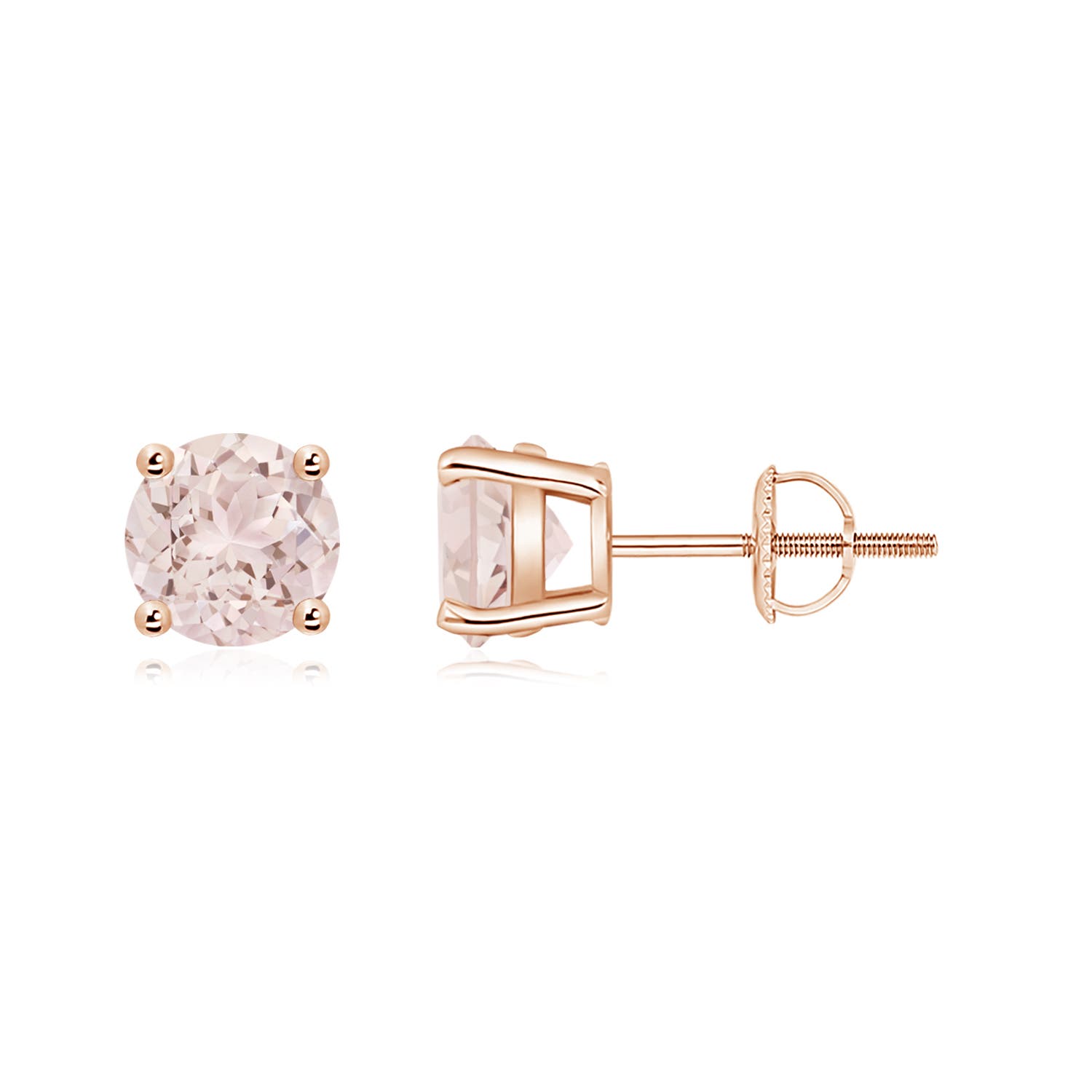 A - Morganite / 1.4 CT / 14 KT Rose Gold