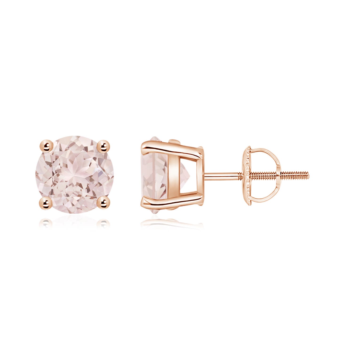 A - Morganite / 2.2 CT / 14 KT Rose Gold