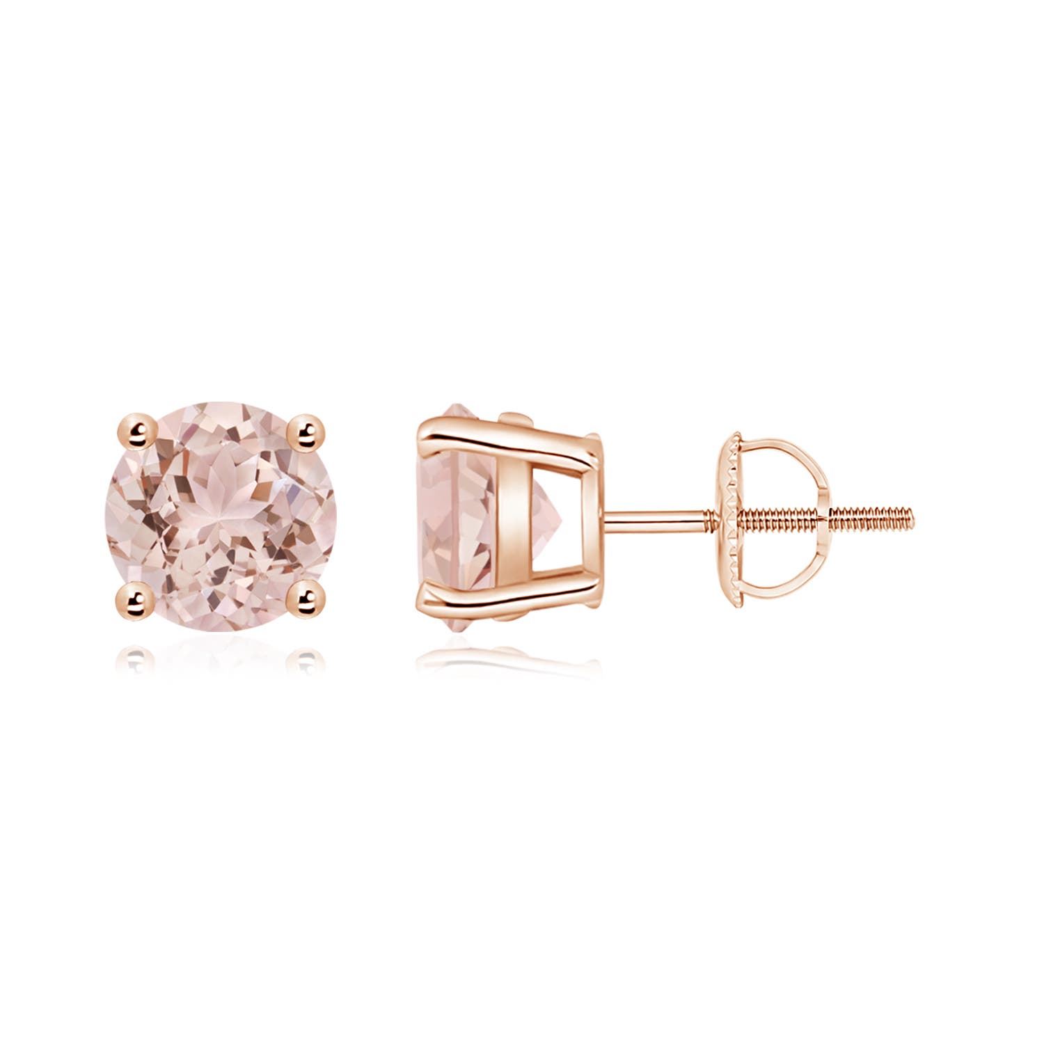 AAA - Morganite / 2.2 CT / 14 KT Rose Gold