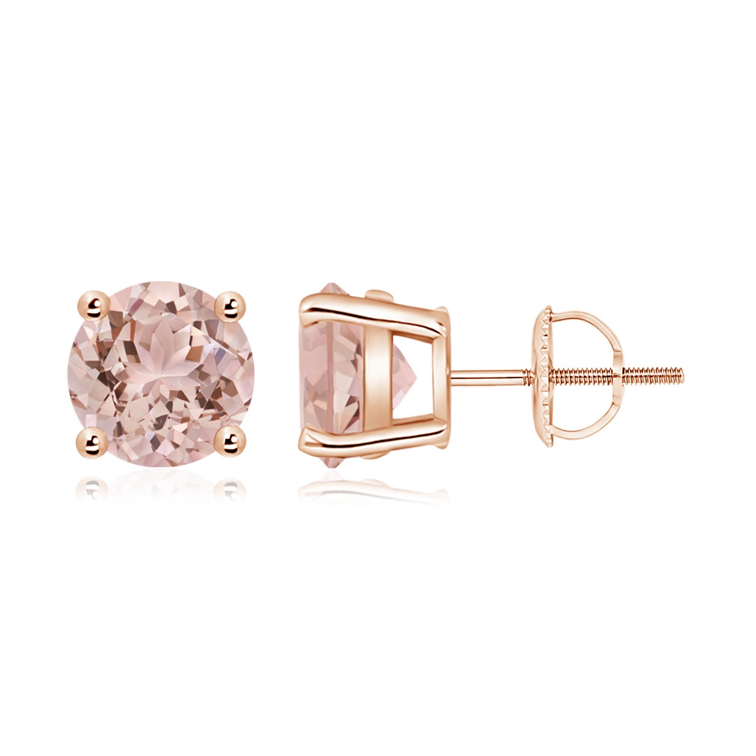 AAA - Morganite / 3.3 CT / 14 KT Rose Gold