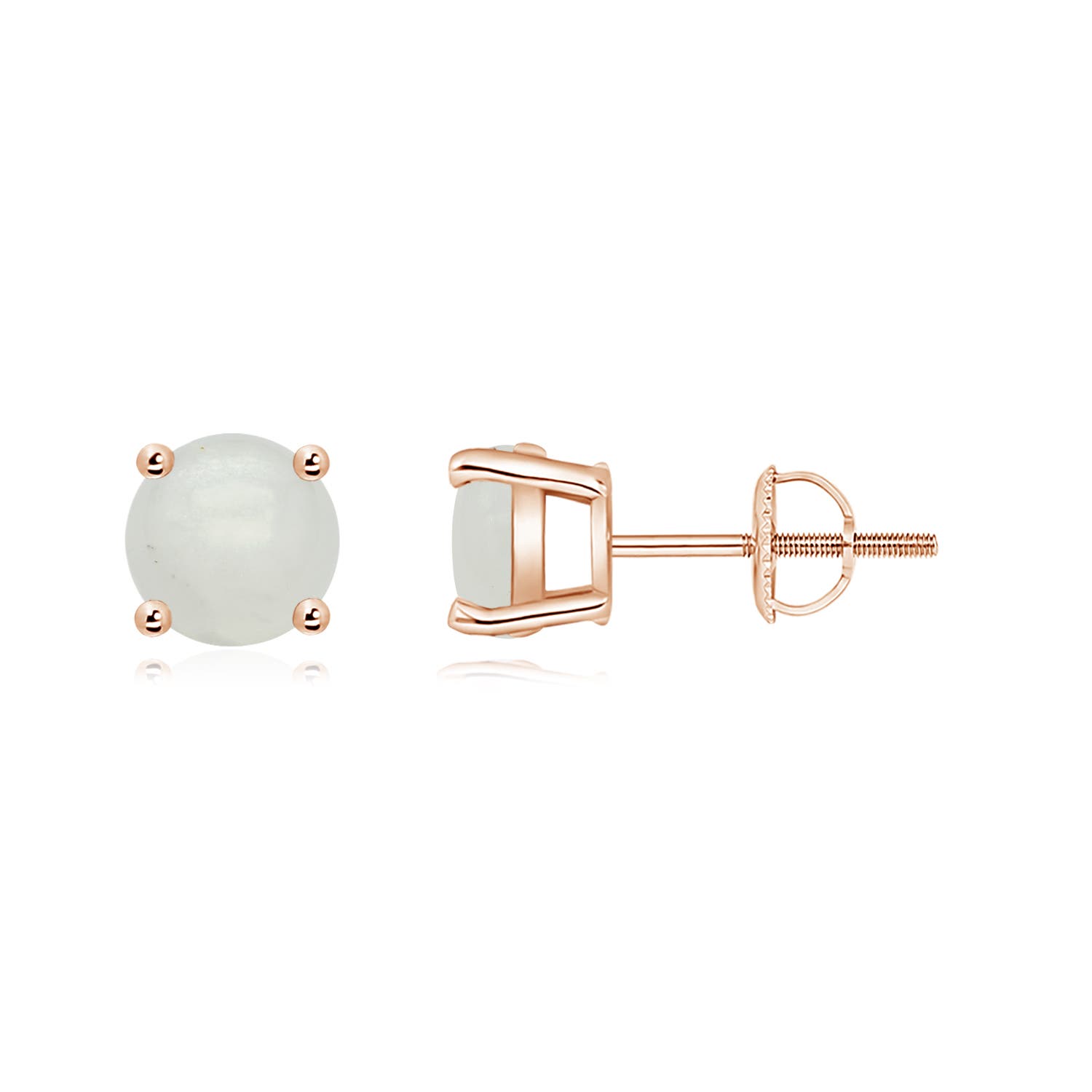 A - Moonstone / 1.6 CT / 14 KT Rose Gold