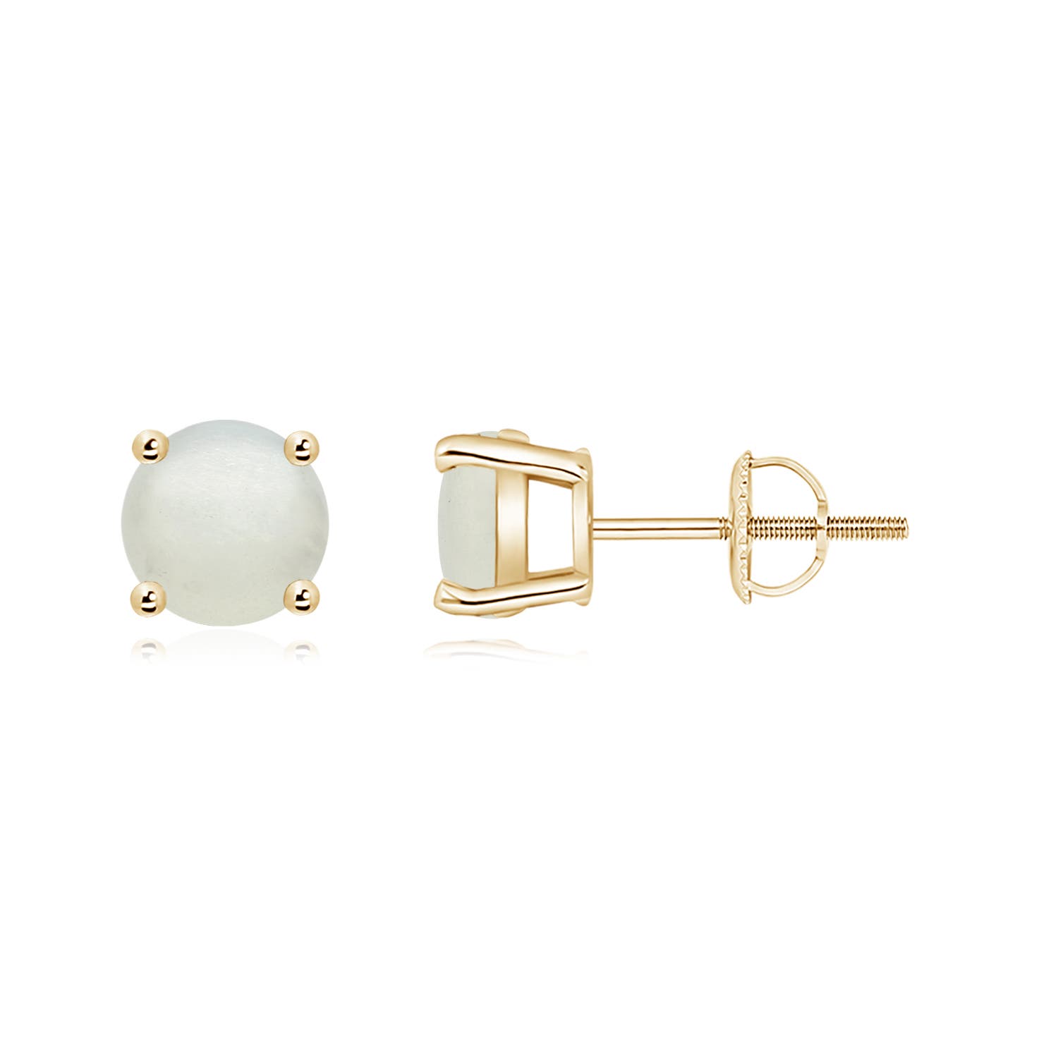 AA - Moonstone / 1.6 CT / 14 KT Yellow Gold