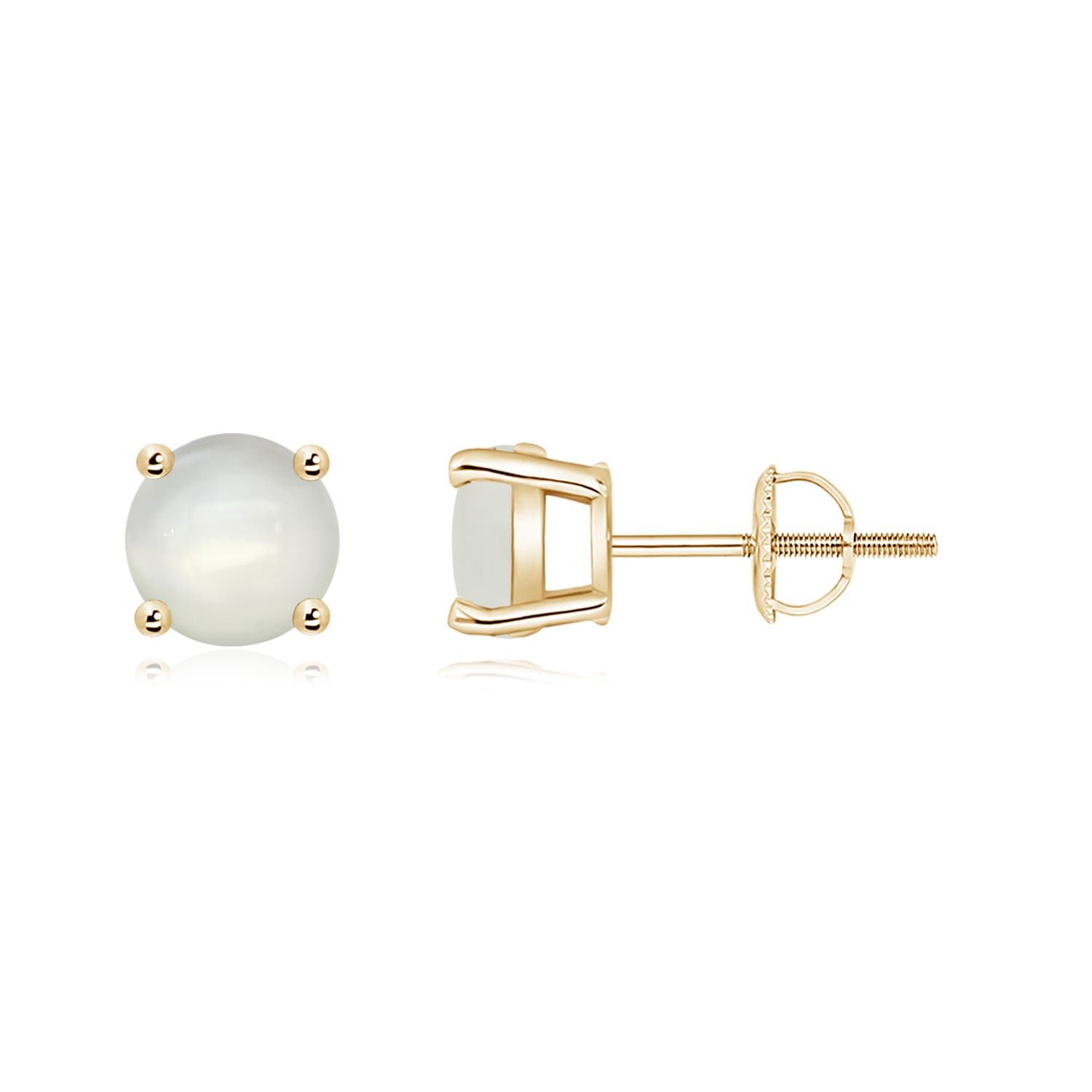 AAAA - Moonstone / 1.6 CT / 14 KT Yellow Gold