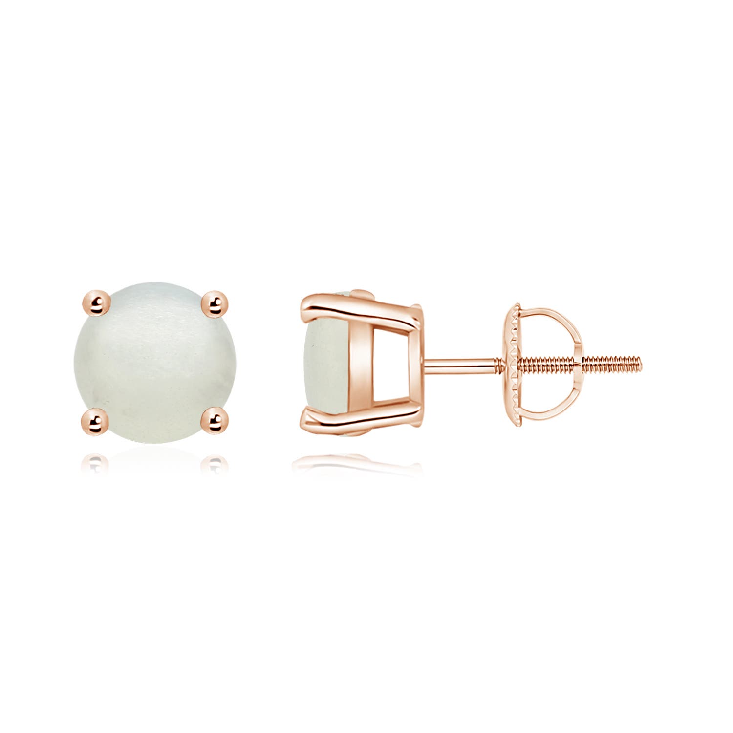 AA - Moonstone / 2.5 CT / 14 KT Rose Gold