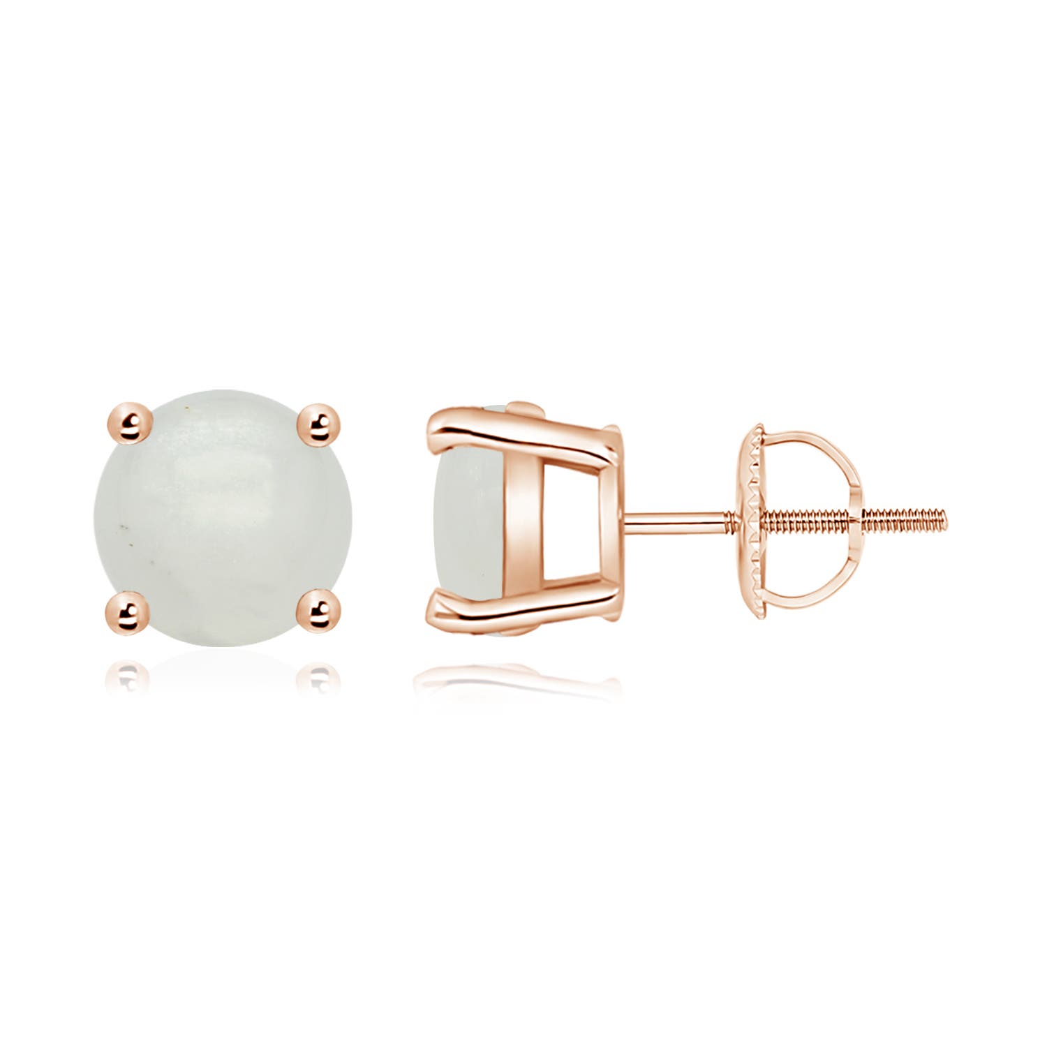 A - Moonstone / 3.8 CT / 14 KT Rose Gold