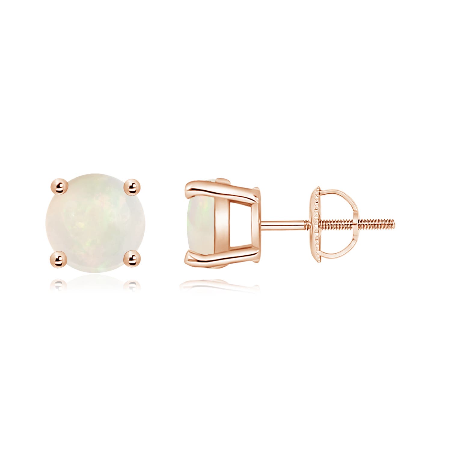 A - Opal / 1.5 CT / 14 KT Rose Gold