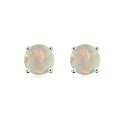 Platinum Opal Earrings