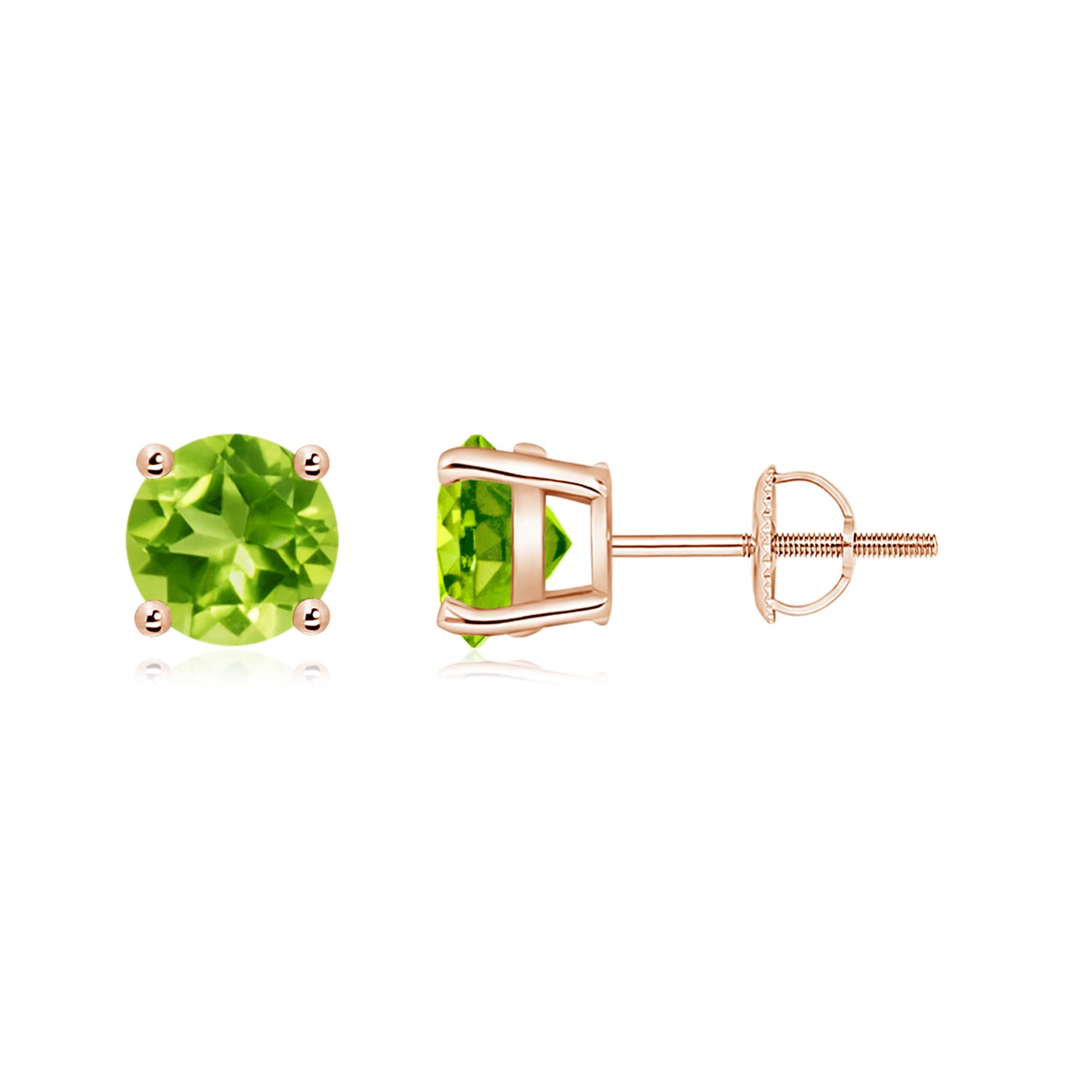 AAA - Peridot / 1.9 CT / 14 KT Rose Gold