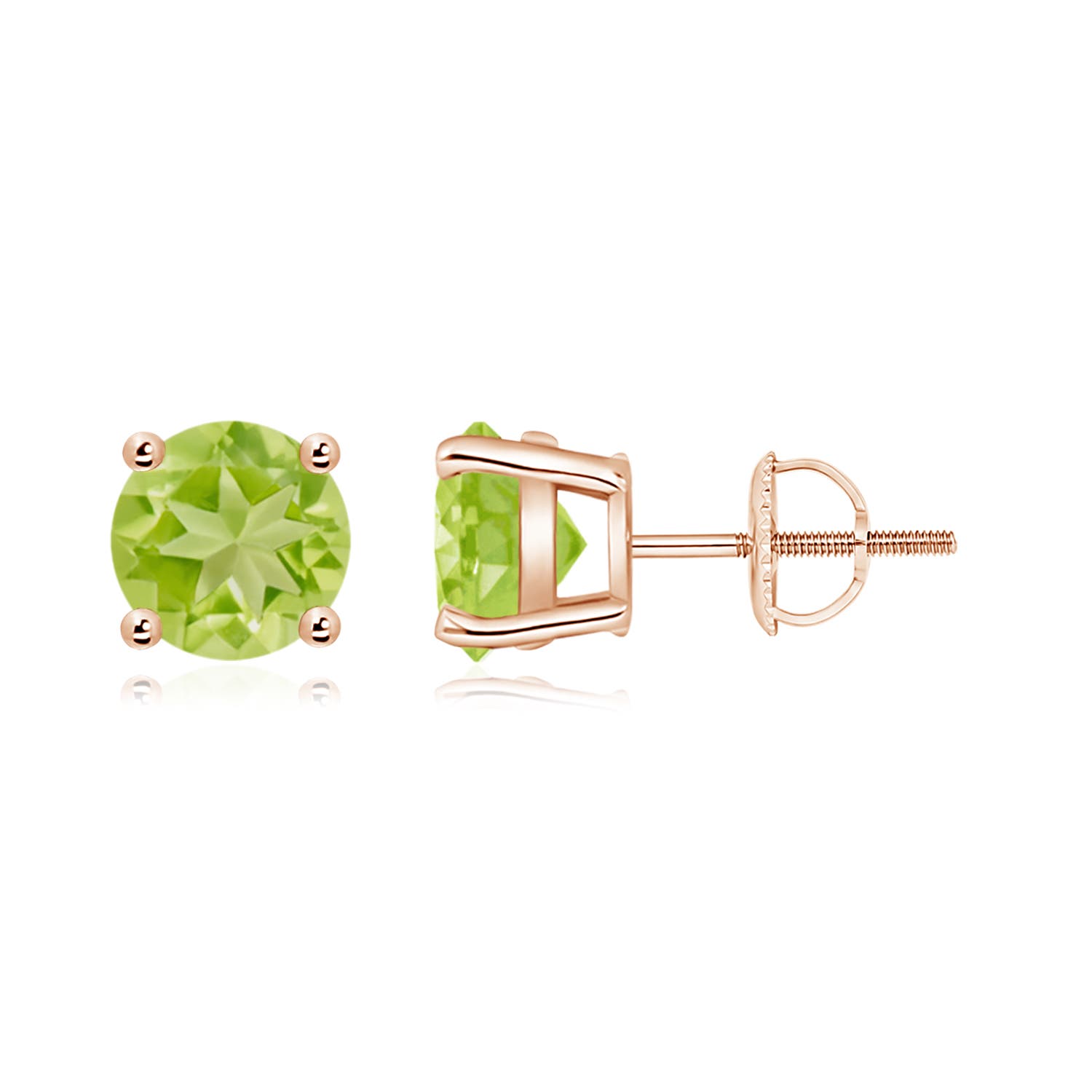 AA - Peridot / 2.8 CT / 14 KT Rose Gold