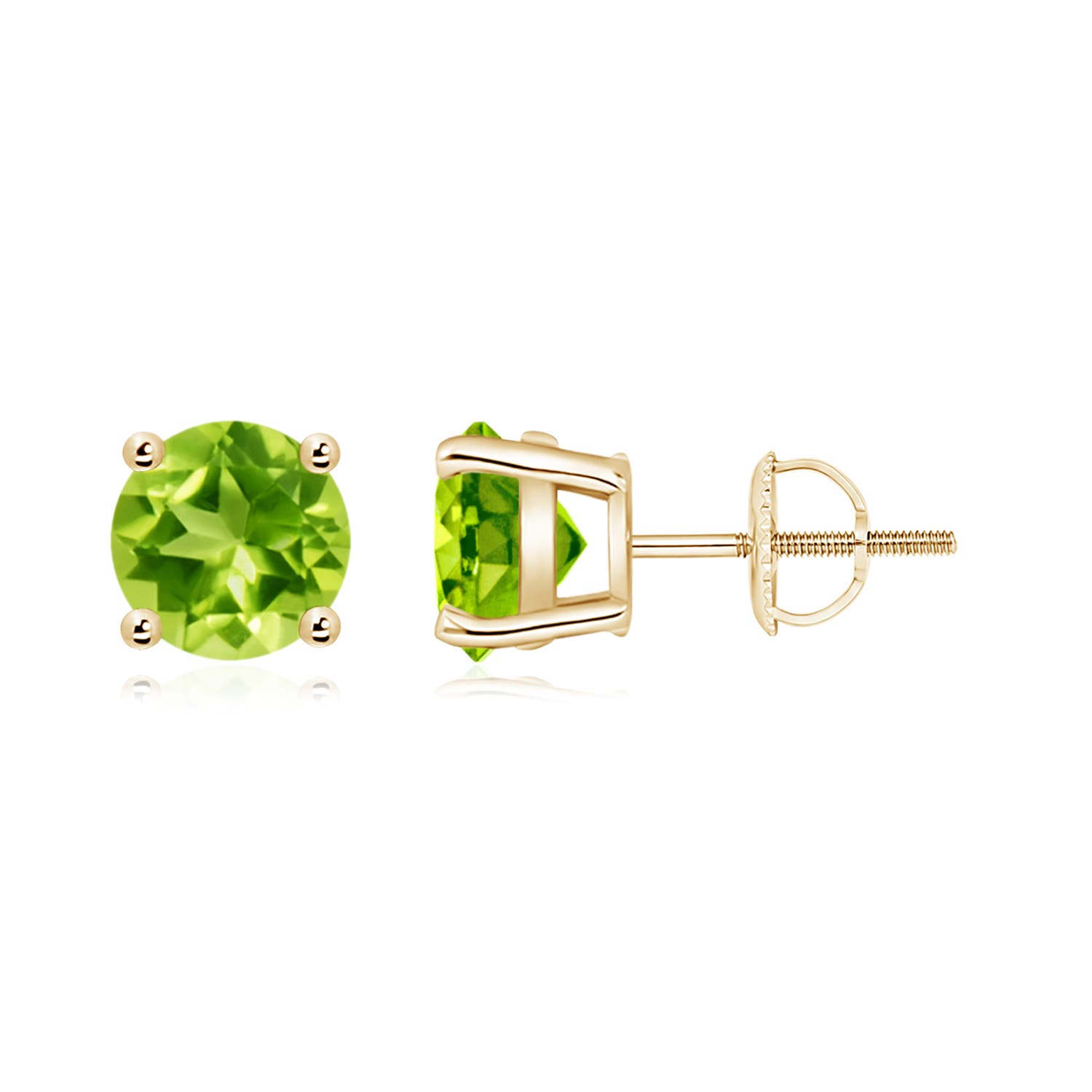 AAA - Peridot / 2.8 CT / 14 KT Yellow Gold