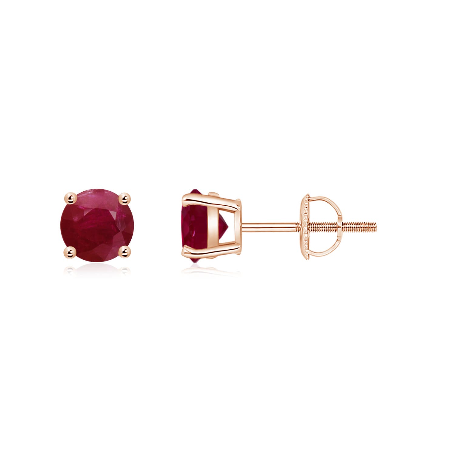 A - Ruby / 1.2 CT / 14 KT Rose Gold