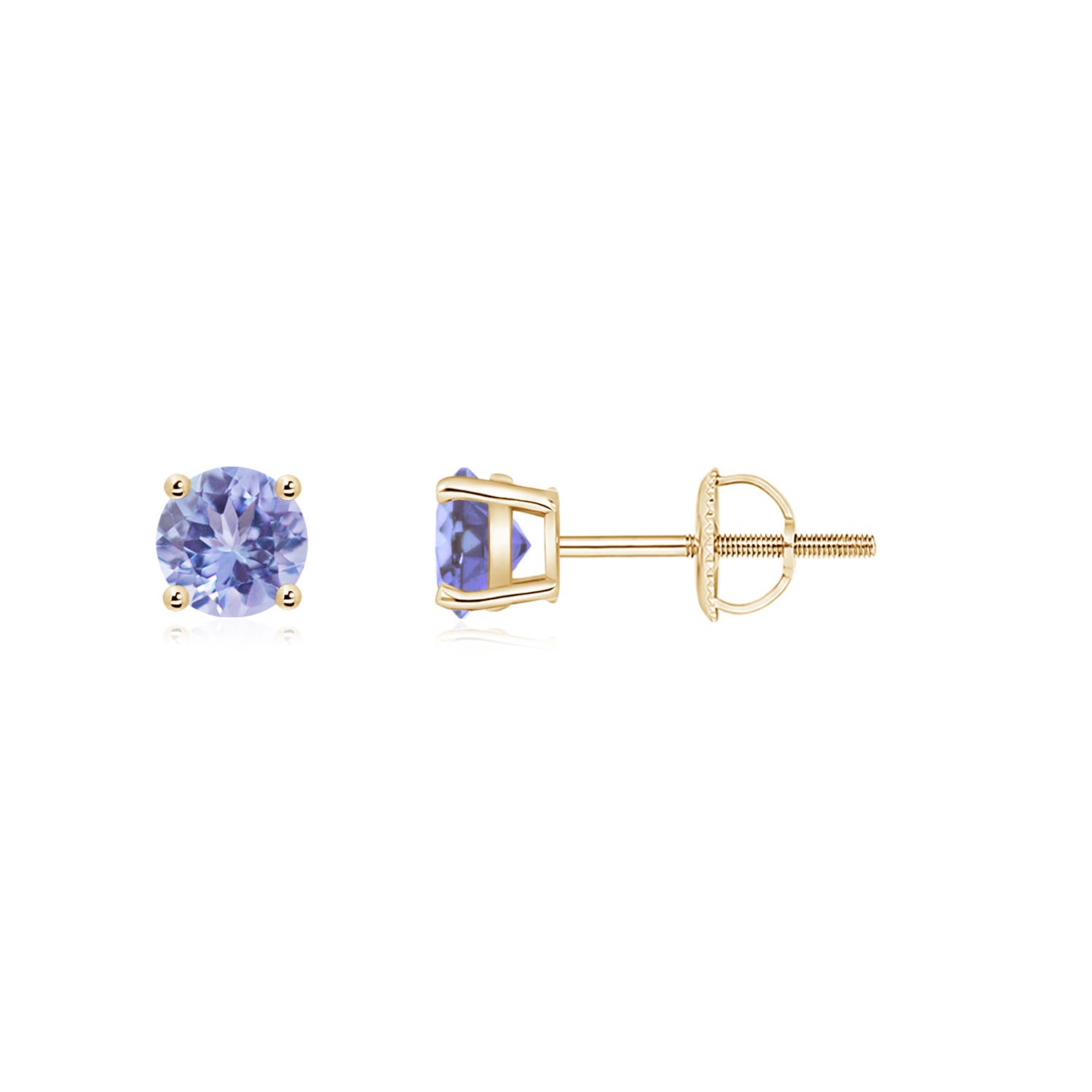 AA - Tanzanite / 0.5 CT / 14 KT Yellow Gold