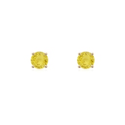 Yellow Gold Yellow Gold Yellow Sapphire Earrings