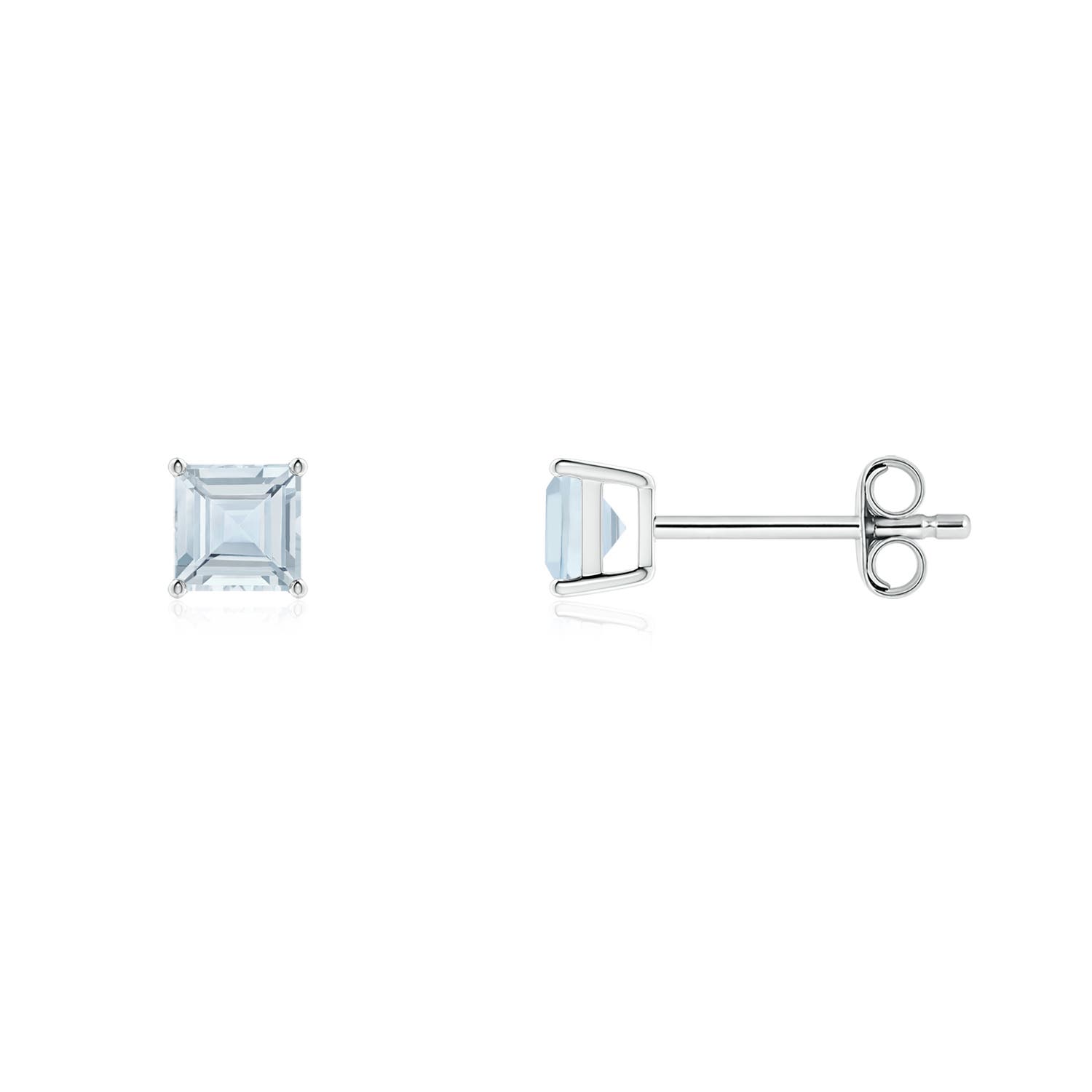 A - Aquamarine / 0.66 CT / 14 KT White Gold