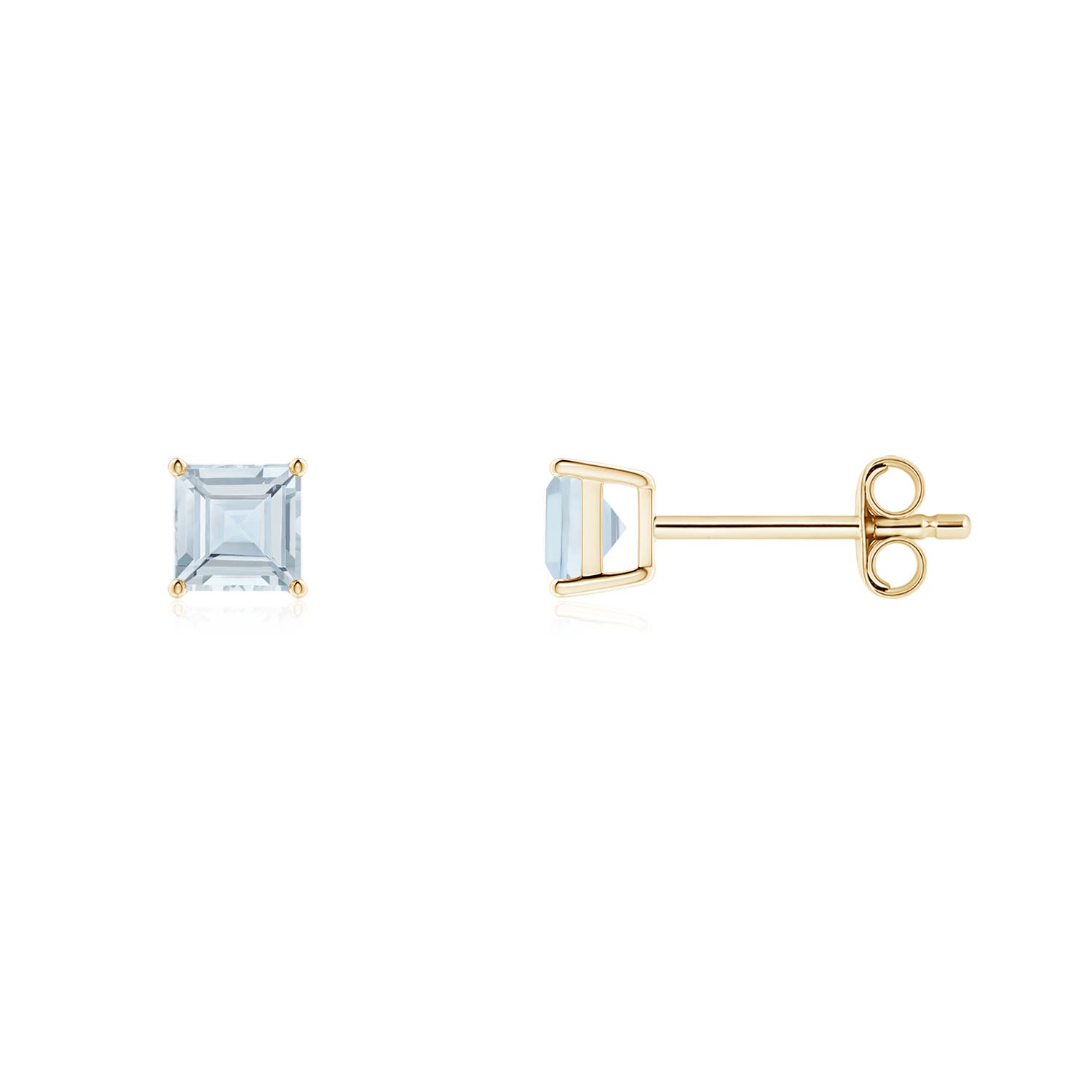 A - Aquamarine / 0.66 CT / 14 KT Yellow Gold