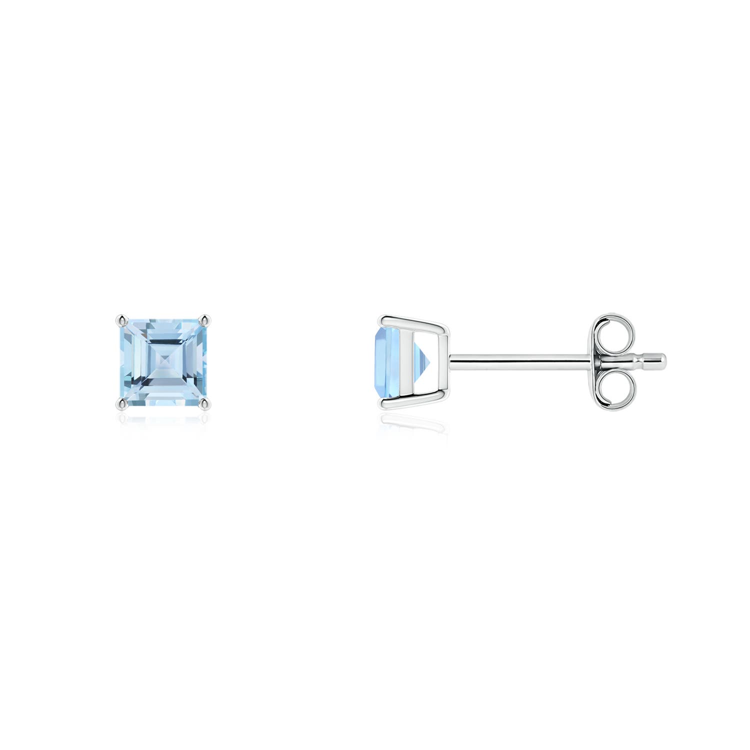 AAA - Aquamarine / 0.66 CT / 14 KT White Gold