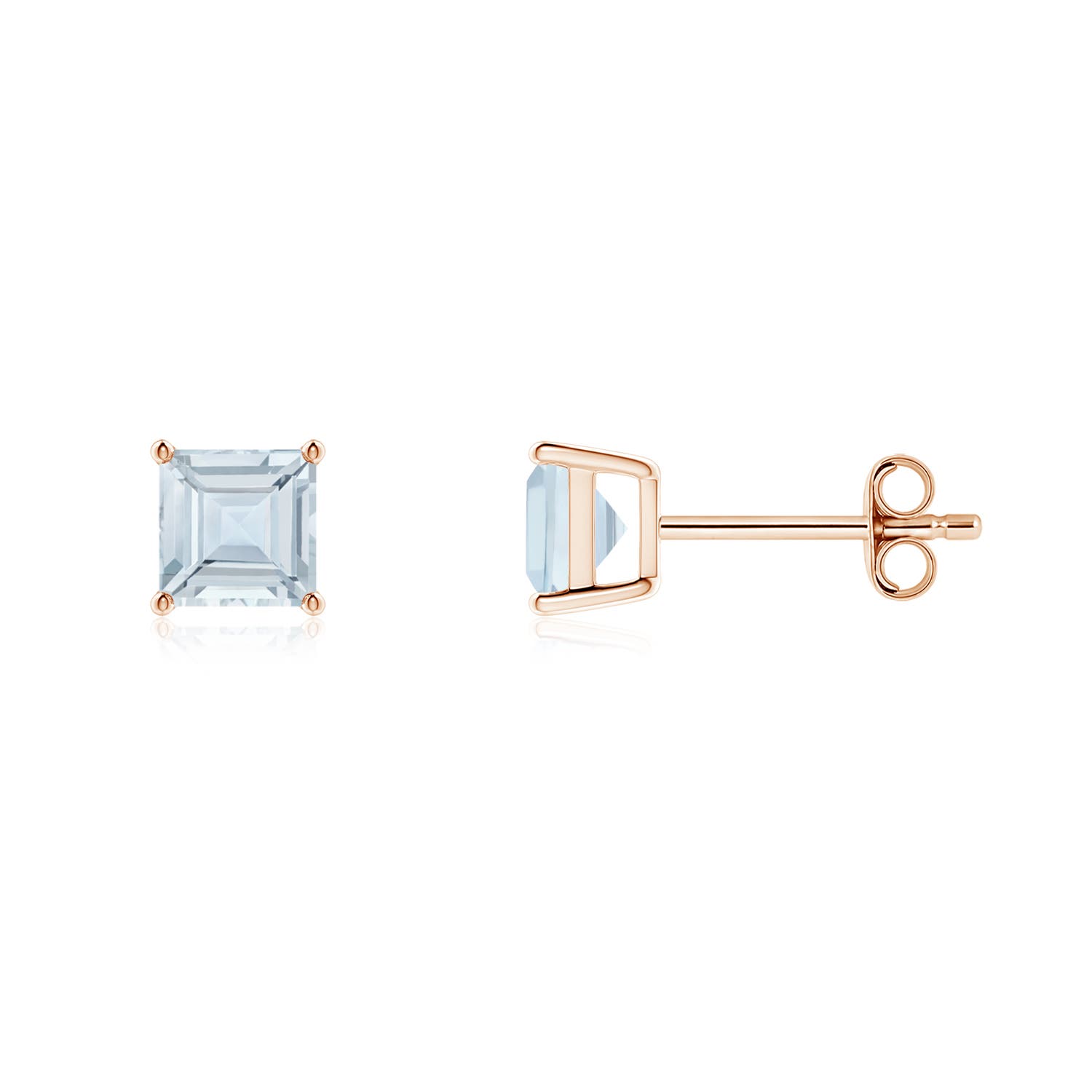 A - Aquamarine / 1.1 CT / 14 KT Rose Gold