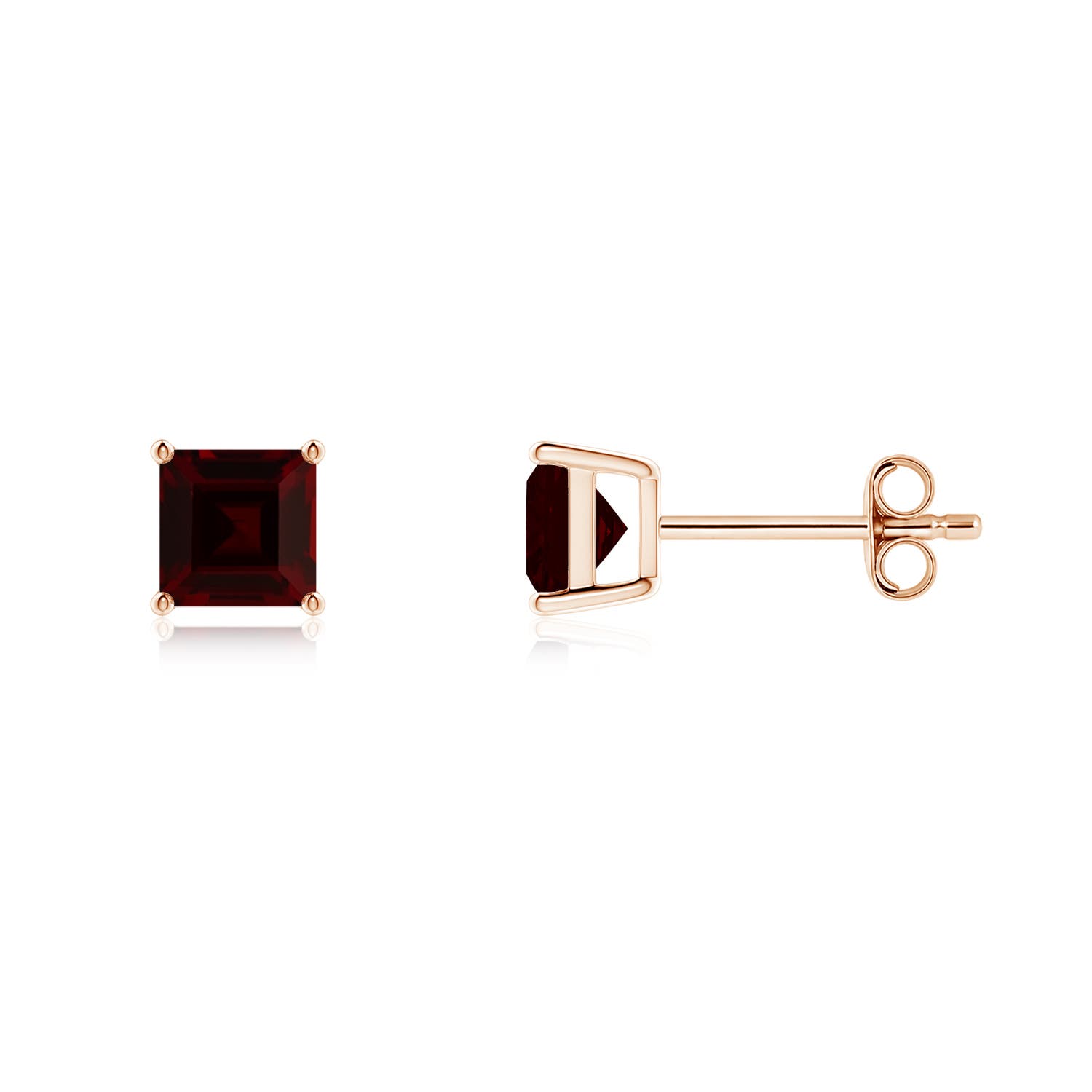 A - Garnet / 1.5 CT / 14 KT Rose Gold