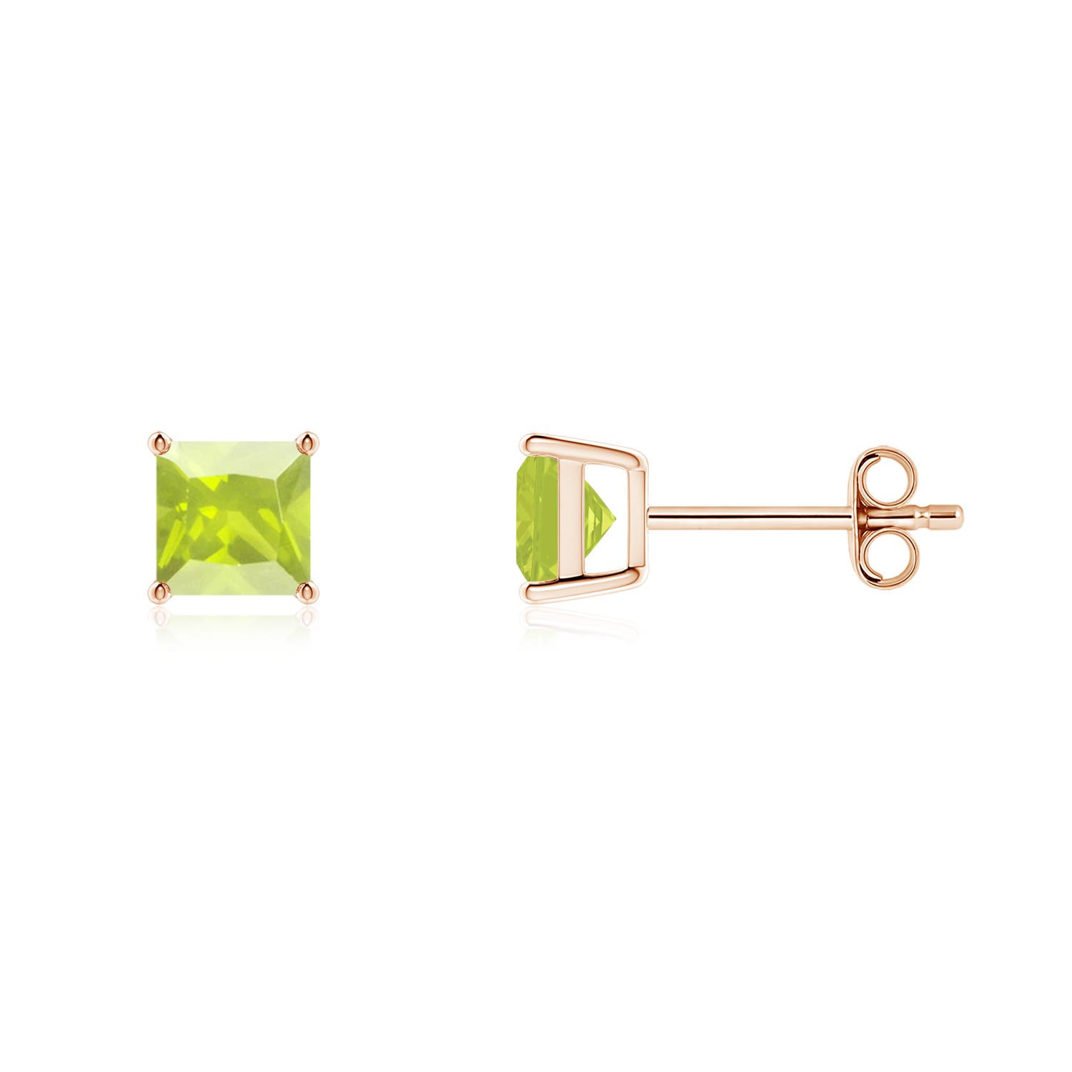 A - Peridot / 1.3 CT / 14 KT Rose Gold