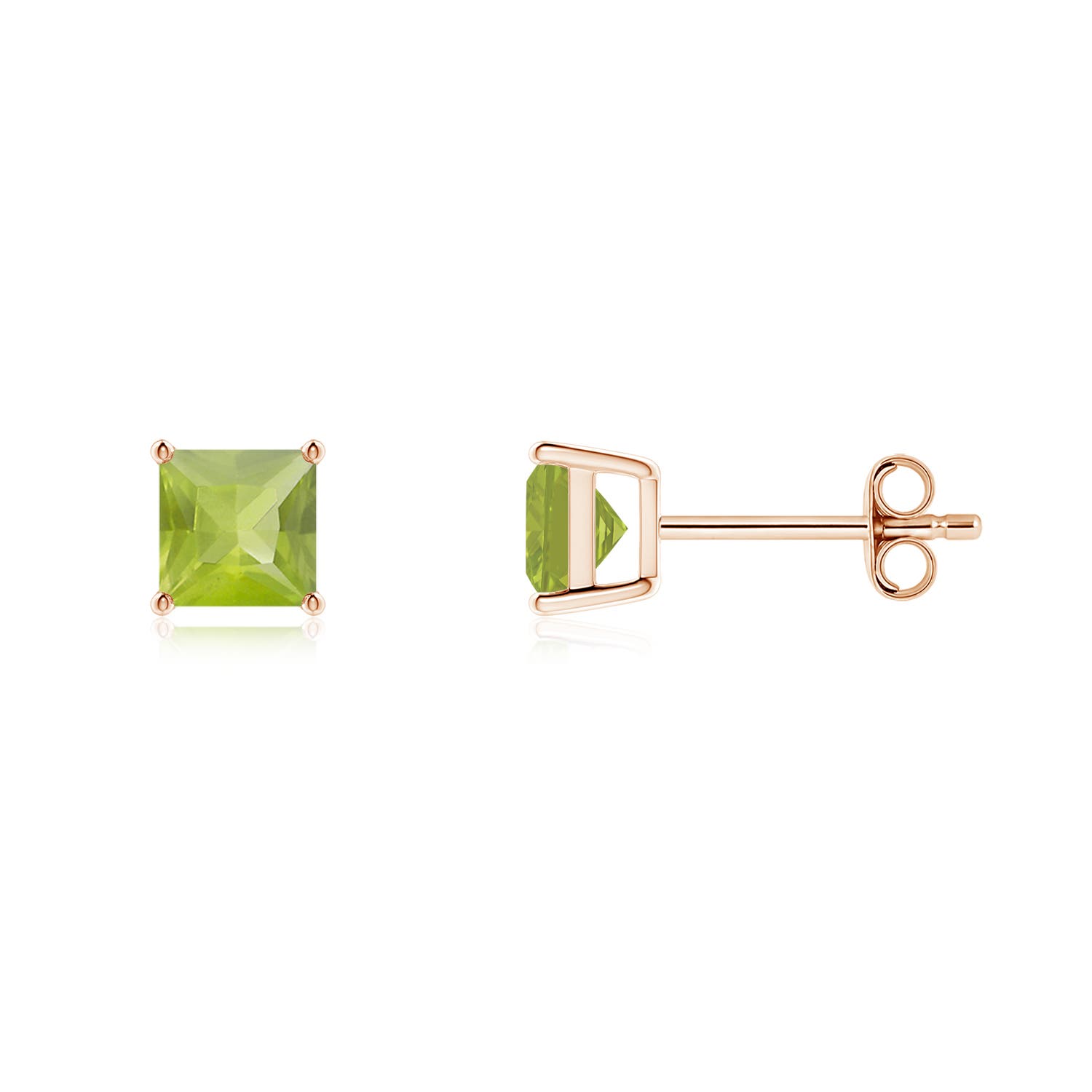 AA - Peridot / 1.3 CT / 14 KT Rose Gold