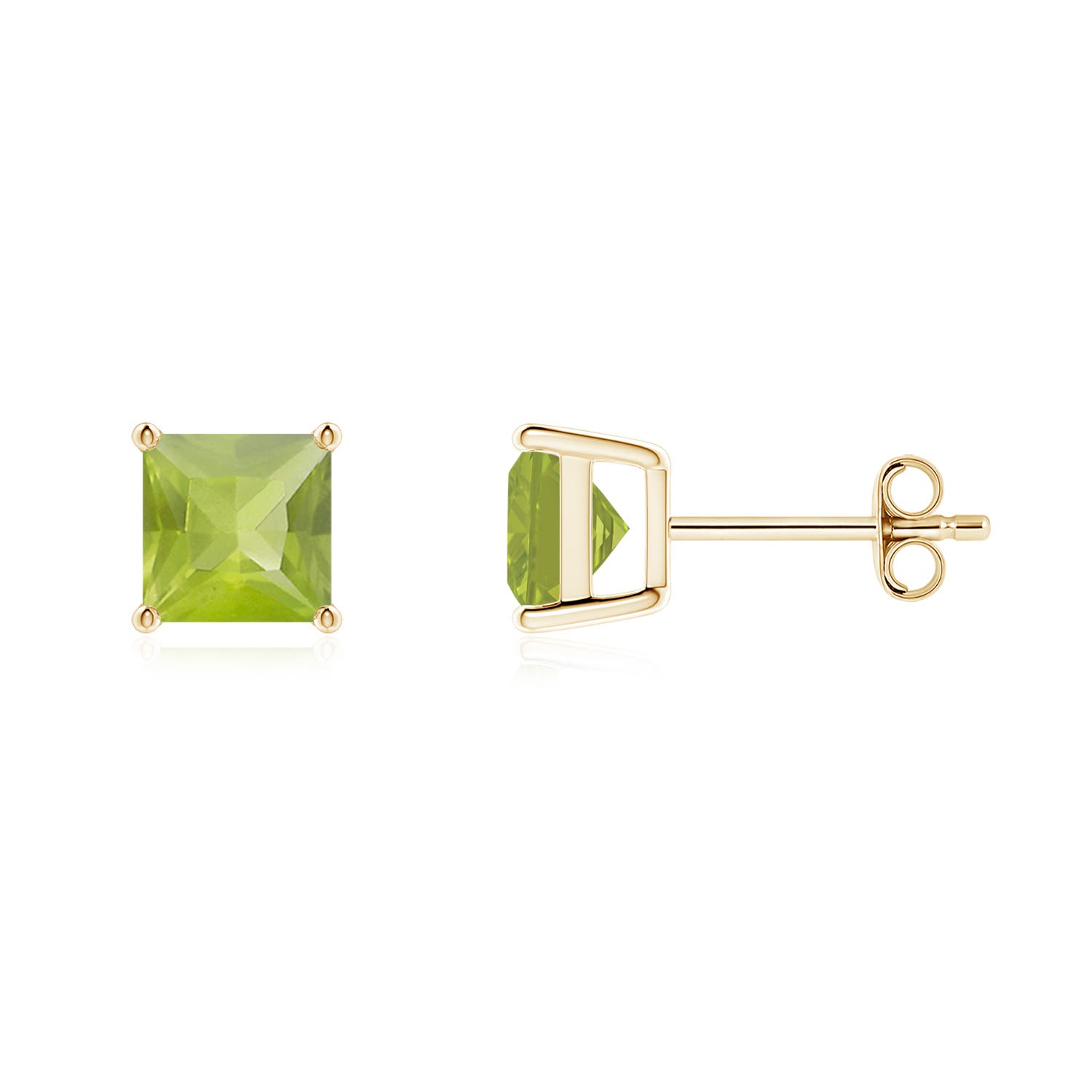 AA - Peridot / 2.2 CT / 14 KT Yellow Gold