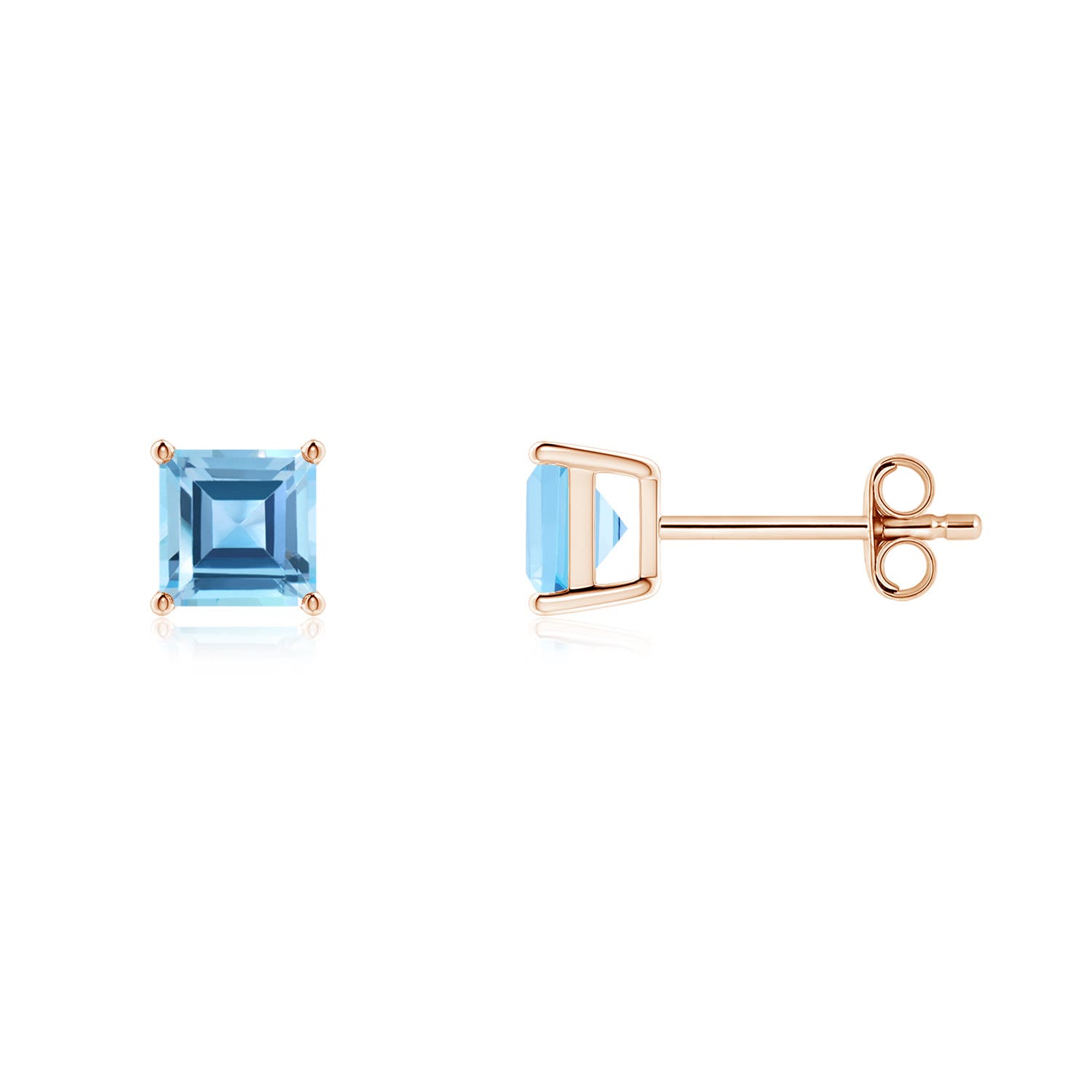 AA - Swiss Blue Topaz / 1.5 CT / 14 KT Rose Gold