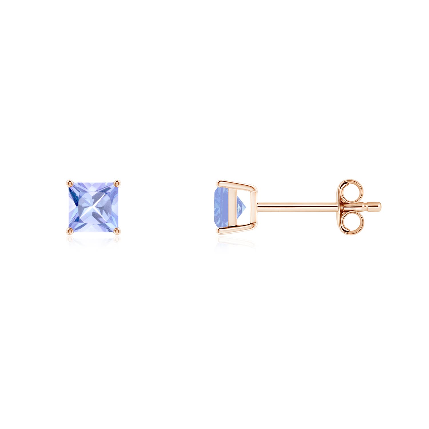 A - Tanzanite / 0.7 CT / 14 KT Rose Gold