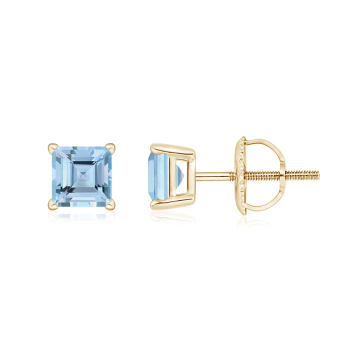 AAAA - Aquamarine / 1.1 CT / 14 KT Yellow Gold