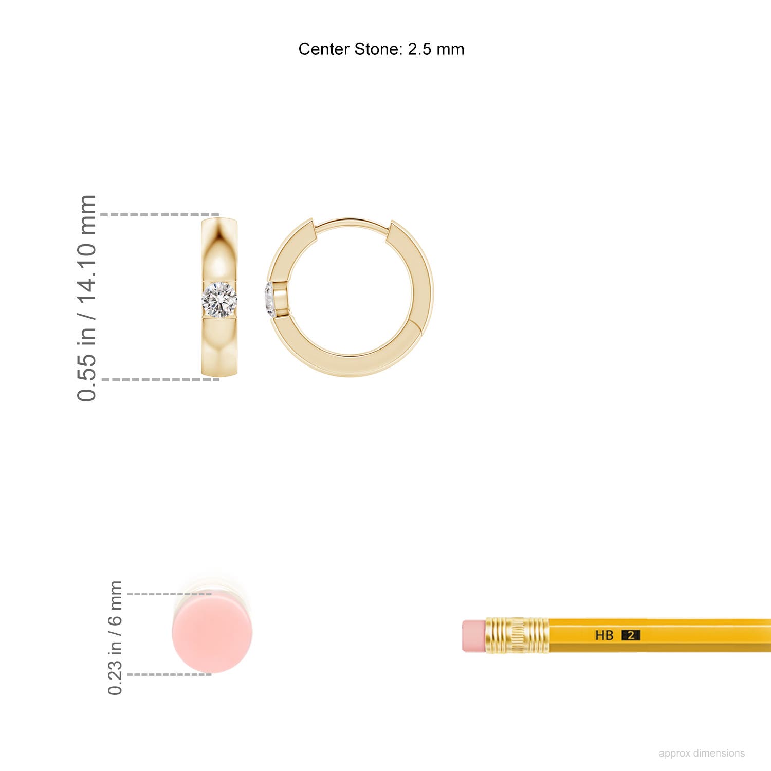 IJI1I2 / 0.14 CT / 14 KT Yellow Gold