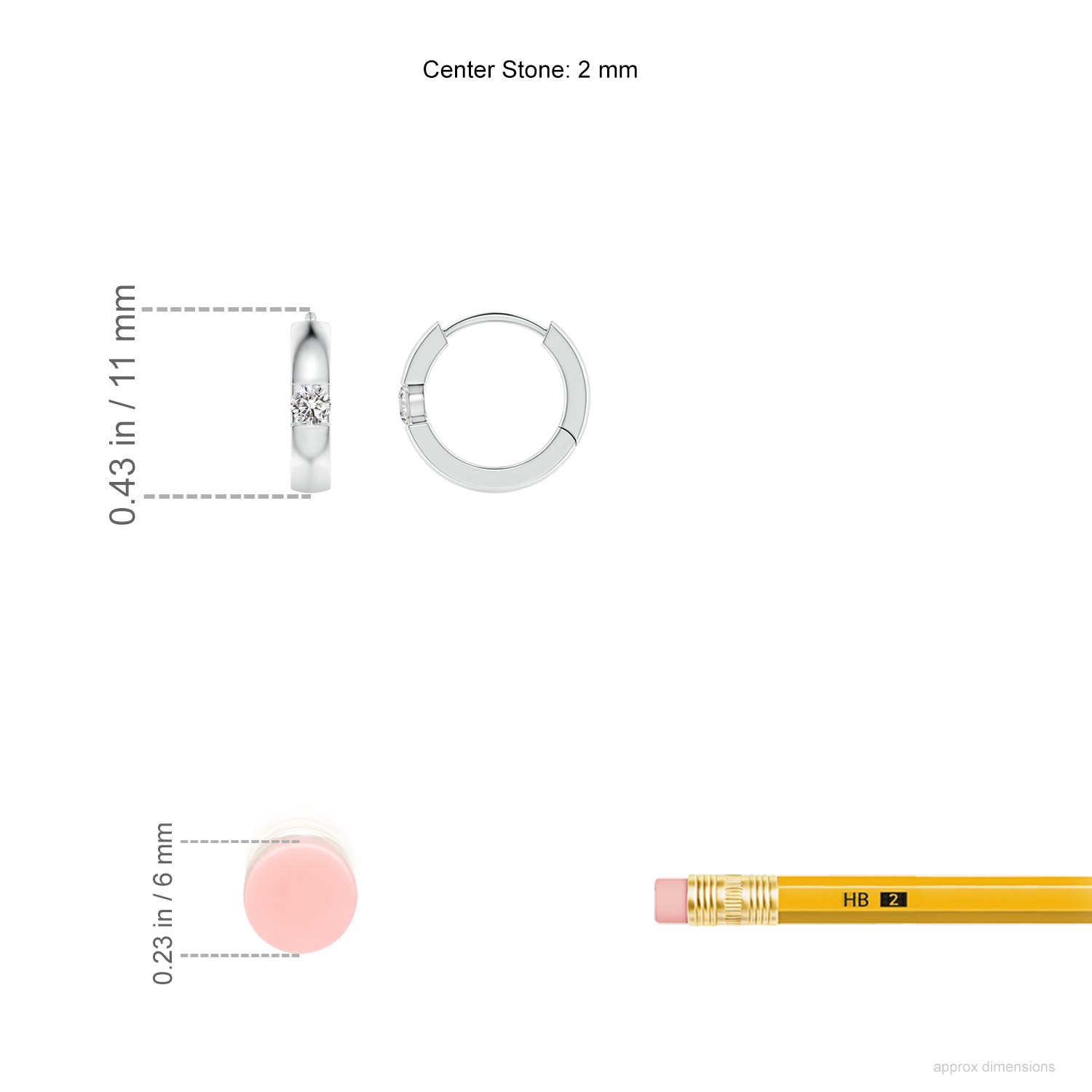 IJI1I2 / 0.07 CT / 14 KT White Gold