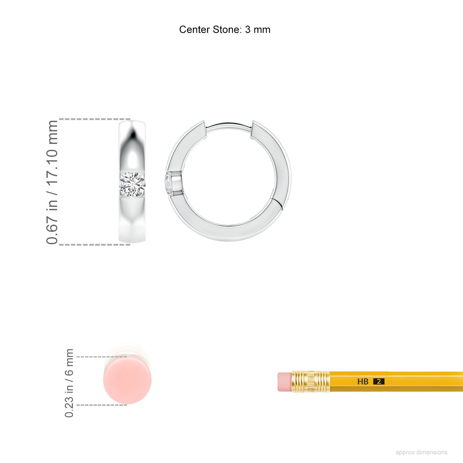 HSI2 / 0.21 CT / 14 KT White Gold