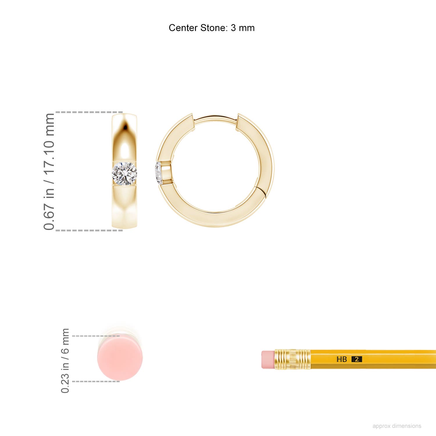 IJI1I2 / 0.21 CT / 14 KT Yellow Gold