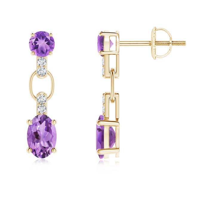 A - Amethyst / 1.18 CT / 14 KT Yellow Gold