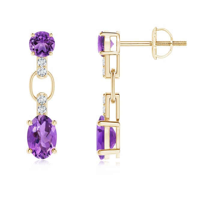 AA - Amethyst / 1.18 CT / 14 KT Yellow Gold