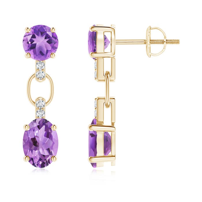 A - Amethyst / 2.38 CT / 14 KT Yellow Gold