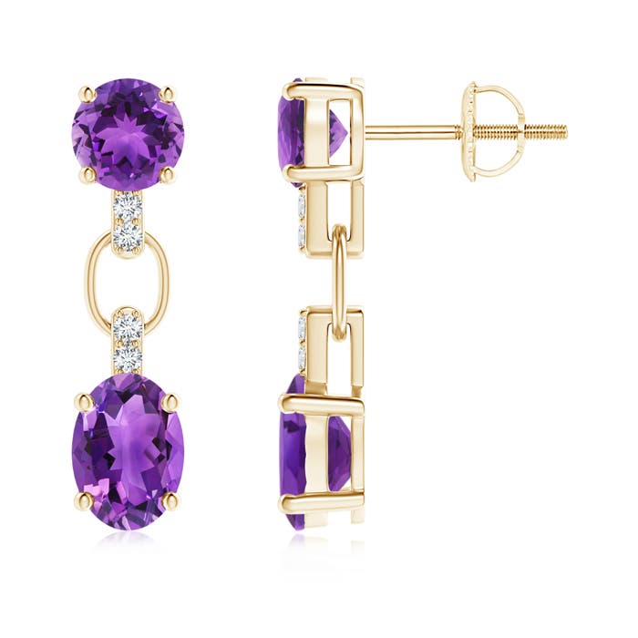 AAA - Amethyst / 2.38 CT / 14 KT Yellow Gold