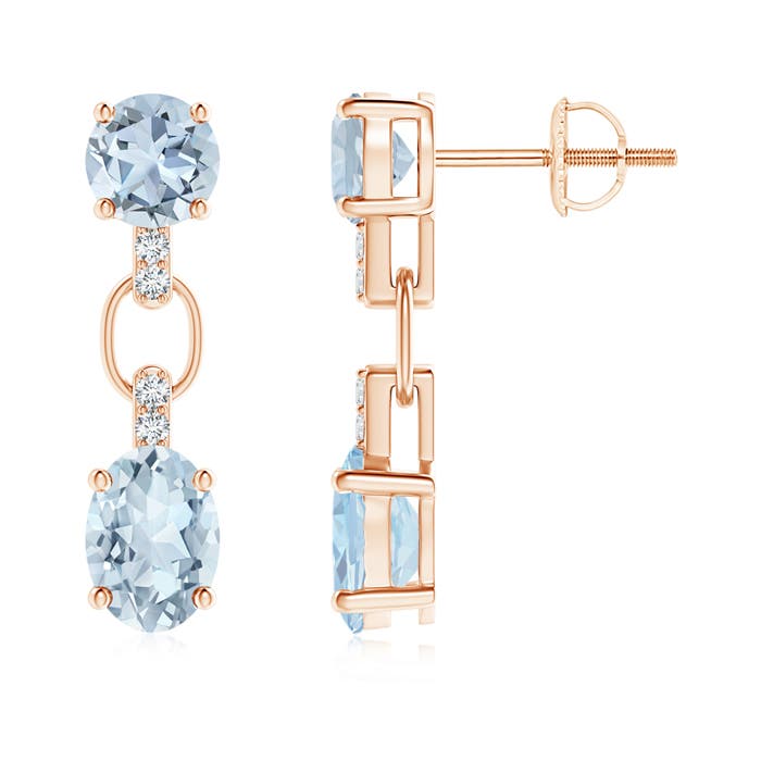 A - Aquamarine / 2.08 CT / 14 KT Rose Gold