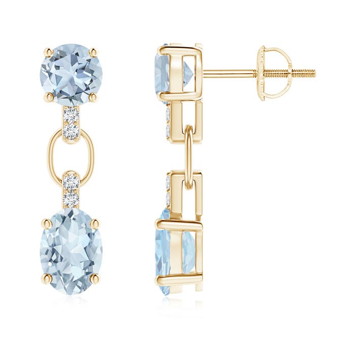 A - Aquamarine / 2.08 CT / 14 KT Yellow Gold