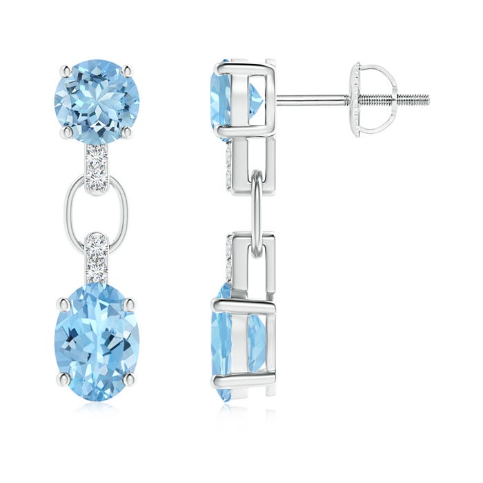 AAAA - Aquamarine / 2.08 CT / 14 KT White Gold