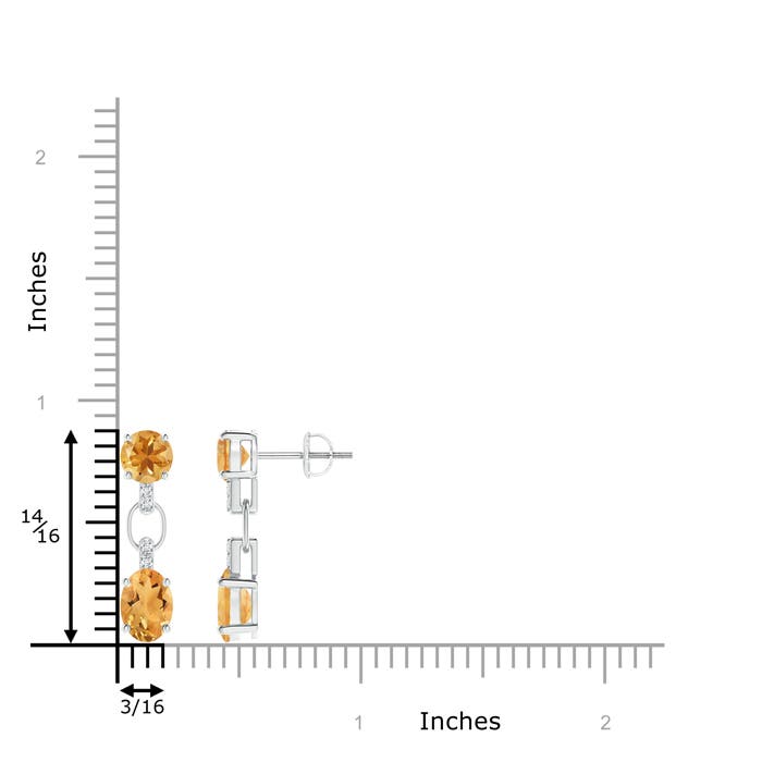 A - Citrine / 2.48 CT / 14 KT White Gold