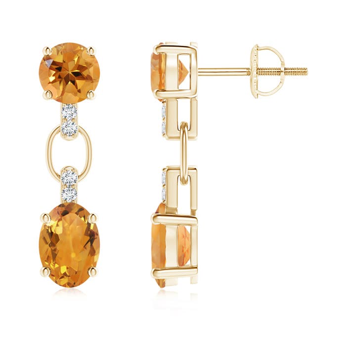 AA - Citrine / 2.48 CT / 14 KT Yellow Gold