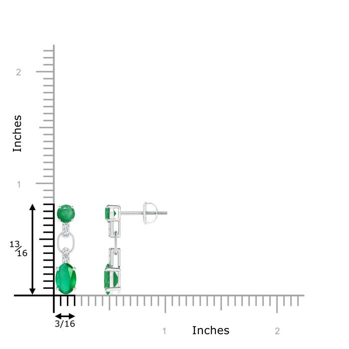 A - Emerald / 1.16 CT / 14 KT White Gold