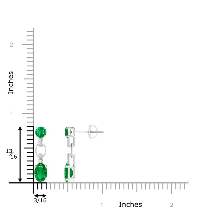 AAA - Emerald / 1.16 CT / 14 KT White Gold