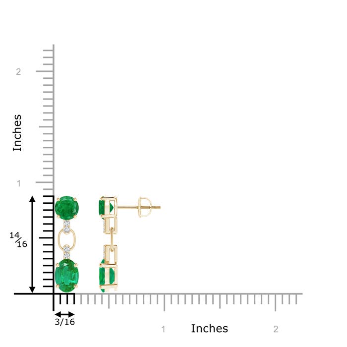 AA - Emerald / 2.3 CT / 14 KT Yellow Gold