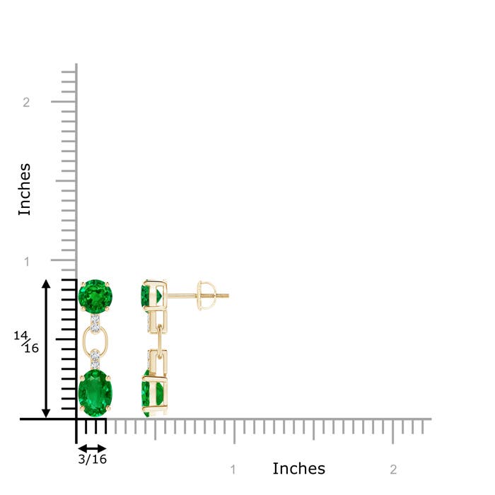 AAAA - Emerald / 2.3 CT / 14 KT Yellow Gold