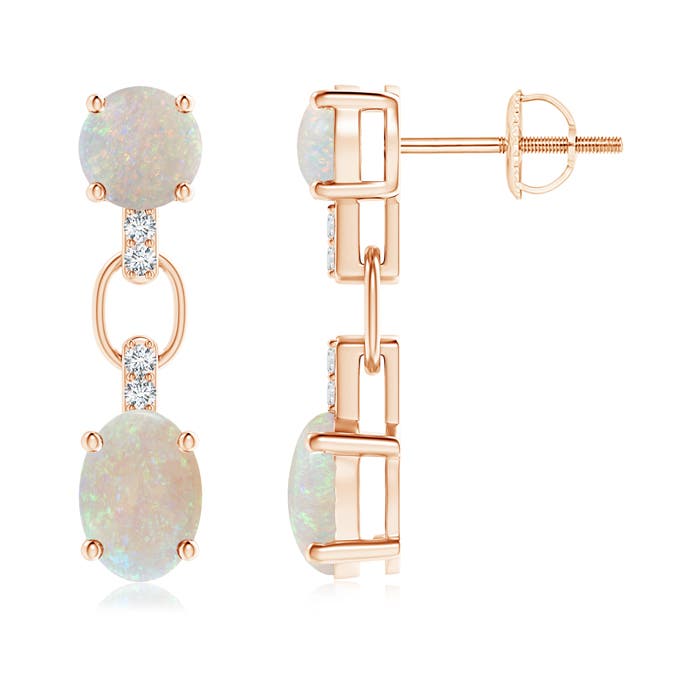 AA - Opal / 1.64 CT / 14 KT Rose Gold