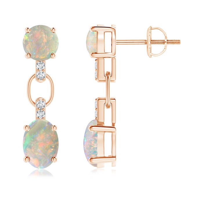 AAAA - Opal / 1.64 CT / 14 KT Rose Gold