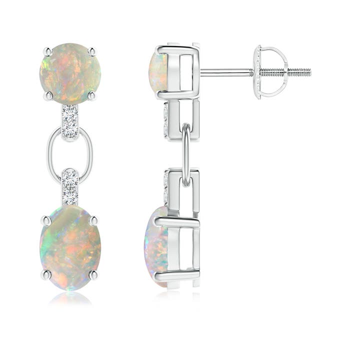 AAAA - Opal / 1.64 CT / 14 KT White Gold