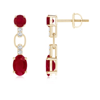 Oval AA Ruby