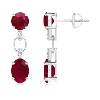 Oval A Ruby